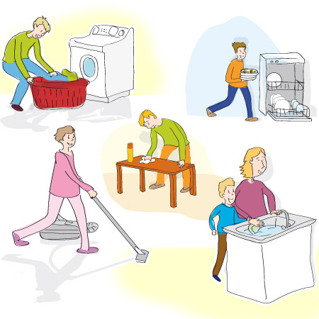 Tâches ménagères - Lombalgie